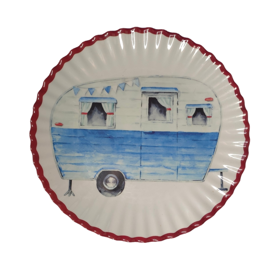 Tommy Bahama 11” Melamine Dinner Plates, Set of 4